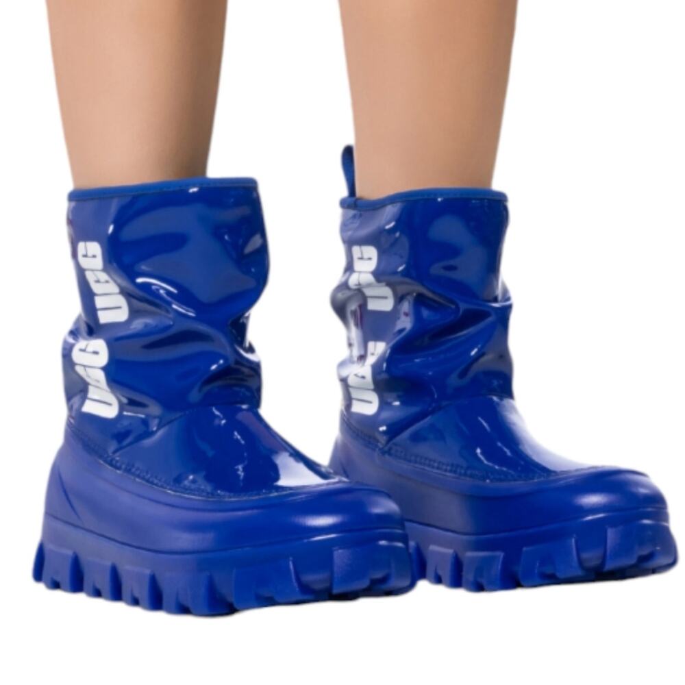 UGG Royal Blue CLASSIC BRELLAH MINI WATERPROOF RAIN BOOTS Women's Size 7, 8 New